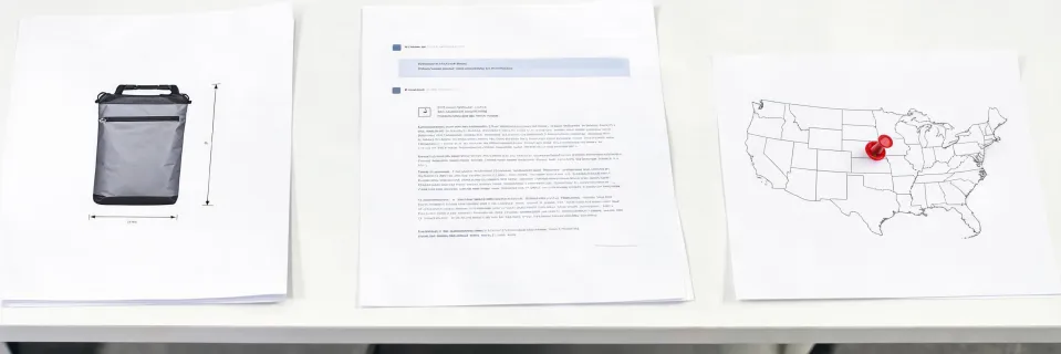 Dry bag procurement communication illustration